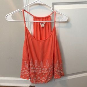 Coral Boho Tank Top